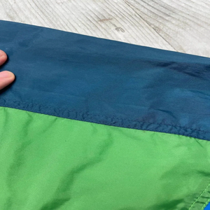 Ensemble de survêtements de sport 2 pièces pour la gym et le fitness, veste et pantalon en nylon, style années 90, sur mesure pour homme, taille XL, vert - Product Image 3