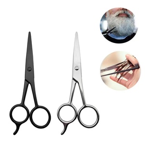 Tijeras de Barba de Acero Inoxidable de 5 Pulgadas, Venta al Por Mayor de Fábrica, Tijeras Profesionales para Cortar el Cabello, Herramienta Compacta de Estilismo - Product Image 1