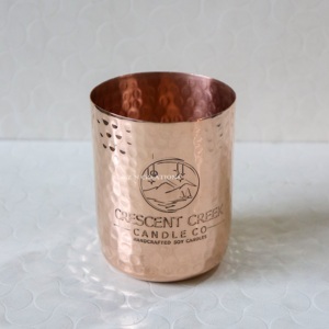 Custom Logo Antique Candle Jars with lid Handmade Copper Candle Container for Making Scented Candles Home Decoration - Product Image 2
