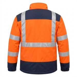 Chaqueta de Seguridad Personalizada, Chaqueta Reflectante de Alta Visibilidad, Ropa de Trabajo de Tela Resistente, Ajuste Cómodo, Ropa Industrial para Exteriores, OEM - Product Image 2