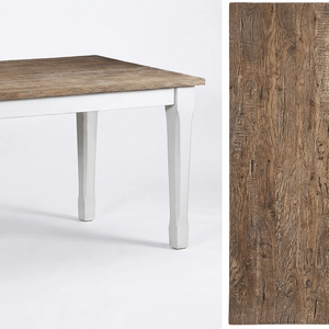 Mesa de Comedor Convertible de Madera de Teca Sólida, Ecológica y Duradera, Acabado Natural, Diseño Moderno de Mediados de Siglo, para Cafeterías y Tiendas - Product Image 4