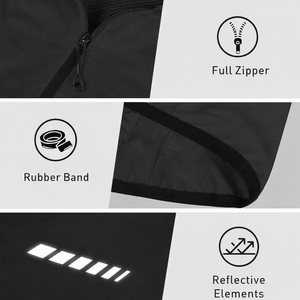 <b>Mens</b> Bike Vest Lightweight Windproof Waterproof <b>Cycling</b> Gilet Sleeveless Outdoor Sports <b>Jacket</b> - Product Image 2