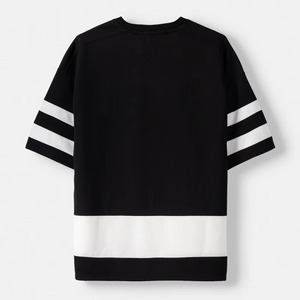 เสื้อยืดทรงบ็อกซี่ขนาดใหญ่พิเศษสำหรับผู้ชาย ไหล่ตก ผ้าฝ้ายพรีเมียม เสื้อผ้าสตรีทแวร์ OEM - Product Image 2