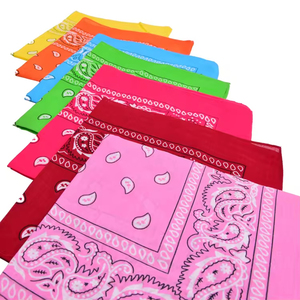 Foulard carré en coton imprimé numérique motif cachemire 22 pouces – Qualité supérieure, couleurs et tailles personnalisables, unisexe, respirant - Product Image 3