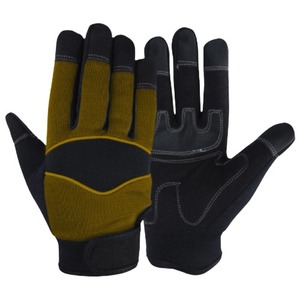 Gants chauds d'hiver en polyester rouge, isolés thermiquement, pour l'extérieur, unisexes, à enfiler - Product Image 6