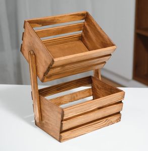 Portacubiertos clásico de madera para decoración de cocina tradicional que combina diseño atemporal con utilidad diaria. - Product Image 2