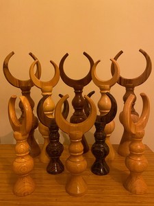Luxury Wooden Ramadan Crescent Moon Table Decor Islamic Home Decoration Handmade <b>Eid</b> Mubarak Ornament Arabic Living Room Display - Product Image 3