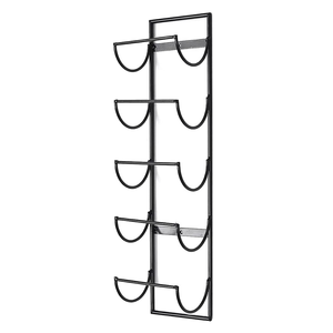 ชั้นวางขวดไวน์ติดผนังโลหะ ดีไซน์พิเศษ ผลิตโดยตรง ราคาถูกที่สุด ของตกแต่งบาร์ สไตล์โดดเด่น ที่วางขวดไวน์แบบติดผนัง - Product Image 1