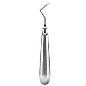 Élévateur de fragment de racine Heidbrink Premium 140 mm |   Élévateur d'apex angulaire en acier inoxydable pour extractions dentaires atraumatiques - Product Image 1