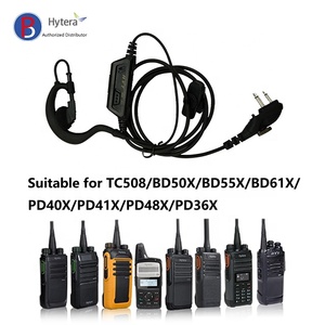 Casque spécialisé Hytera PTT-IN-LINE crochet d'oreille pour EHM18-A RoHS Tubeless VOX talkie-walkie portable Compatible - Product Image 2