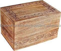 Urnas de madera, urna de cremación para adultos, urna pulida de madera hecha a mano, urnas funerarias, urna de entierro a bajo precio - Product Image 4