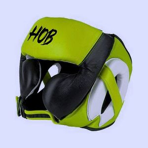 Protector de Cabeza para Boxeo HOB, Cuero PU Negro, Unisex, Casco Deportivo Protector, Cierre de Velcro - Product Image 4