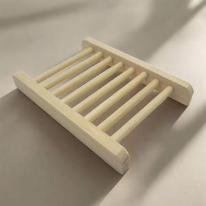 Jaboneras Rectangulares de Madera Pulida Multifuncionales para Baño y Cocina, Soporte para Jabón en Barra para Ducha - Product Image 1