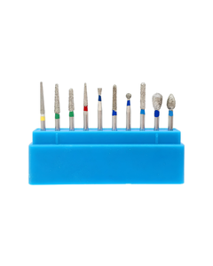 ชุดขัดแต่งพอร์ซเลนสำหรับอะบัทเมนท์ FG108 ยี่ห้อ Surtechs FG Diamond Burs จำนวน 10 ชิ้น อุปกรณ์ทันตกรรม - Product Image 1