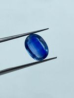 Pierre précieuse de cyanite bleue royale naturelle de haute qualité, taille ovale, 2,86 carats, pour la fabrication de bijoux