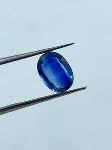 Piedra Preciosa de Cianita Azul Real Natural de Alta Calidad en Corte Oval Suelto de 2.86 Quilates para la Fabricación de Joyas - Product Image 2