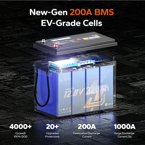 Suministro al por Mayor de Batería Inteligente Mini LiFePO4 de 12V 320Ah con Bluetooth para Sistemas de Almacenamiento de Energía Solar, RV, Marina y Proyectos Fuera de la Red - Product Image 2