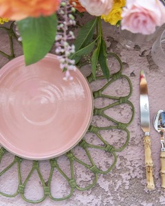 Assiette de service en rotin tressé durable, décoration rustique pour table à manger, qualité d'exportation - Product Image 2