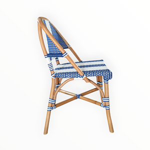 Silla Bistro Más Popular para Cafetería, Restaurante, Espacios Públicos Residenciales - Mimbre Sintético Natural con Garantía de Tejido de 3 Años - Product Image 6