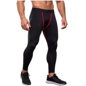 Wholesale <b>Men's</b> <b>Compression</b> Pants Athletic Workout Leggings Running <b>Tights</b> Gym Base Layer Pants Stretch Yoga Basketball Waist - Product Image 1