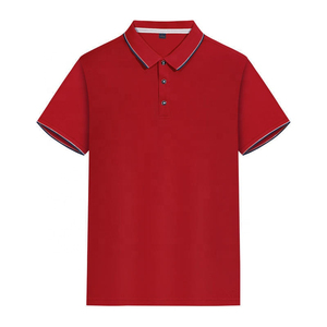 Polo à manches courtes gris uni pour homme avec bordure vert lime, coupe décontractée, tissu Oxford tissé - Product Image 3