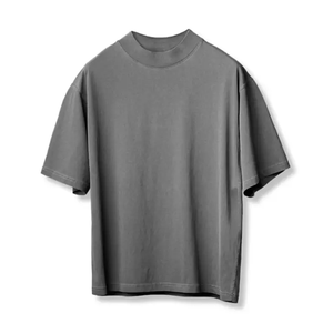 Camiseta de Manga Corta para Hombre, Estilo Urbano, Talla Grande, Cuello Redondo, 100% Algodón, 300 Gramos, Transpirable, Tejido Ecológico, con Letras - Product Image 3