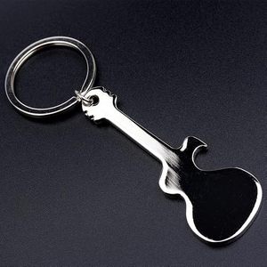 Porte-clés ouvre-bouteille en forme de guitare, porte-clés en métal, ouvre-bouteille portable, cadeau - Product Image 6