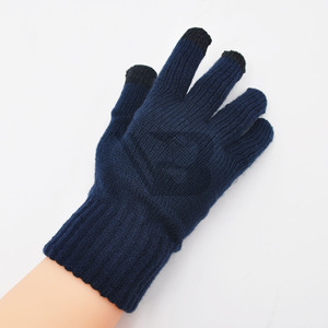 Finger <b>Gloves</b> Acrylic for Screen Winter Cycling Daily Use Women's Stylish <b>Thin</b> Custom Knit Handmade Flower Design - Product Image 5
