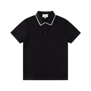 Polo en coton peigné de qualité supérieure, maille piqué, respirant, toucher doux, broderie personnalisée, polos décontractés pour affaires - Product Image 2