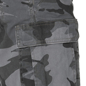 Shorts cargo décontractés pour hommes avec plusieurs poches, logo personnalisé, pour la chasse, la pêche, la randonnée, les activités de plein air - Product Image 4