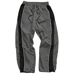 Pantalones Cortavientos de Estilo Urbano para Hombre, Pantalones Deportivos Casuales Holgados, Pantalones Deportivos Impermeables para Actividades al Aire Libre, Estilo Hip Hop - Product Image 1