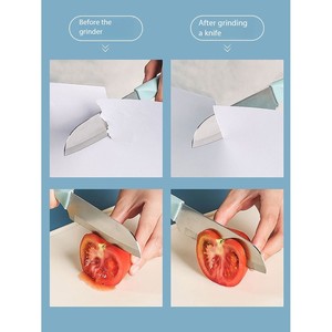 Compact <b>Knife</b> <b>Sharpeners</b> Non Slip Grip Space Saving For Home Travel Daily Use - Product Image 3