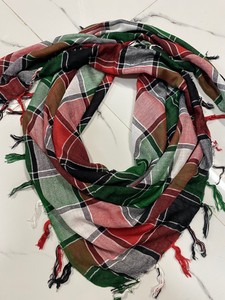 UAE & Kuwait Support Scarf High Quality comfortable Scarf in Kuwaiti and emirati Colors solidarity Promotion for Kuwait & UAE - Product Image 3