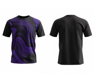 T-shirt à sublimation intégrale, doux, confortable, vêtement décontracté |   Tailles pour hommes, femmes et jeunes |   Vêtements de sport légers et à séchage rapide - Product Image 2