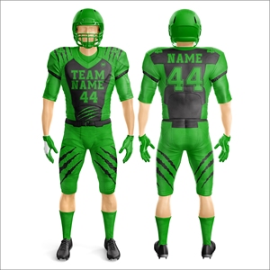 High Quality American Football Uniform Custom Gridiron Jersey Pants Set Team <b>Name</b> Printed 100% Polyester Moisture Wicking - Product Image 1