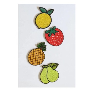 Multicolor Hand Beaded Coaster <b>Set</b> of <b>4</b> Fruit Pattern Use <b>for</b> Tea Coffee Mugs Drink Coaster <b>Dining</b> <b>Table</b> Decor Gift <b>for</b> Women - Product Image 3
