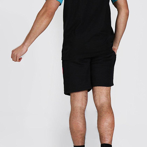 Nouvelle mode estivale pour hommes, ensemble assorti décontracté de haute qualité à manches courtes, polyester/coton, impression numérique - Product Image 3