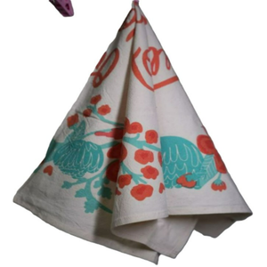 Essuie-tout de cuisine en coton 100 % personnalisé, imprimé, écologique, séchage rapide, motif floral, réutilisable, jetable pour usage domestique – Vente en gros - Product Image 4