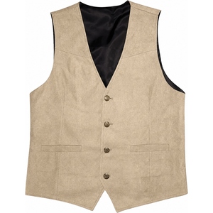 Custom <b>Men's</b> Western Cowboy Fringe Suede Leather Vest Vintage Tassel Biker <b>Waistcoat</b> Snap Button Casual Vest OEM - Product Image 1