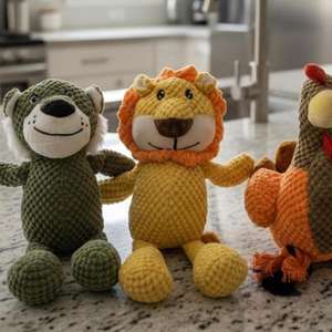 Yommy Furry Friends, peluche douce et résistante de 32 cm, jouet câlin pour chiens et chats, pour animaux de compagnie - Product Image 1