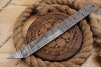 Couteau tactique de survie et de chasse en acier de Damas à motif torsadé, lame Tanto pleine longueur, pour camping, activités de plein air et bricolage