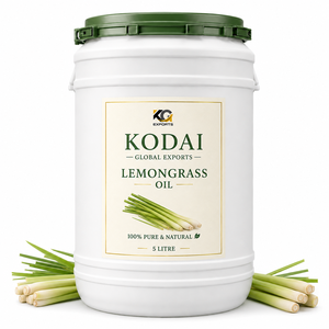Aceite Esencial de Limoncillo de Tamil Nadu 100% Puro y Natural de Primera Calidad, Destilado al Vapor, para Aromaterapia y Cuidado Facial, Kodai Global Export - Product Image 1