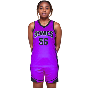 Custom Women's Basketball Jersey for Printing Ready to Ship <b>Mesh</b> Breathable Basketball Tank <b>Top</b> Bulk Stock Female Team Shirts - Product Image 4