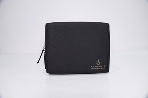 Étui organisateur personnalisé en polyester recyclé avec fermeture éclair, pochette de rangement durable pour accessoires de voyage, fabricant OEM - Product Image 1