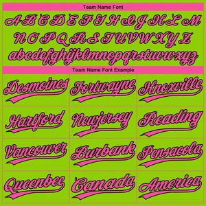 Jersey de Softbol Premium para Mujer, Verde con Estrellas Rosas, Sublimado, Malla Deportiva, Ropa de Equipo, Logotipo Personalizado, Nombre y Número, Venta al Por Mayor - Product Image 4