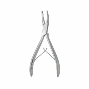 Bone Rongeurs Orthopedic Surgical Instruments 14cm Curved Tip Manual Bone Cutting Forceps Stainless Steel Tool - Product Image 6