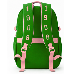 Alpha Kapa Alpha Sorority <b>Backpack</b> Stylish Bookbag Durable Cordura Daypack Large Capacity Rucksack Casual <b>Travel</b> Pack <b>For</b> <b>Women</b> - Product Image 3