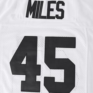 Maillot de football américain 3D en polyester 100% avec impression par sublimation, logo frontal, col en V, sans manches, grande taille, été/automne/printemps, pour hommes - Product Image 5