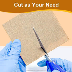 Cuadrados de tela de yute natural de 12 x 12 pulgadas, mantelillos multiusos, centro de mesa estilo rústico, decoración para jardinería, bodas, cubierta de mesa - Product Image 3