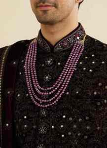 Sherwani de Lujo para Novio, Traje de Boda Indio Pakistaní para Hombre, Atuendo Dulha Bordado - Product Image 3